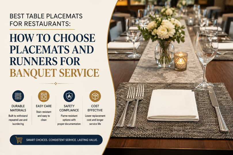 Best table placemats for restaurants: How to Choose Placemats and Runners for Banquet Service